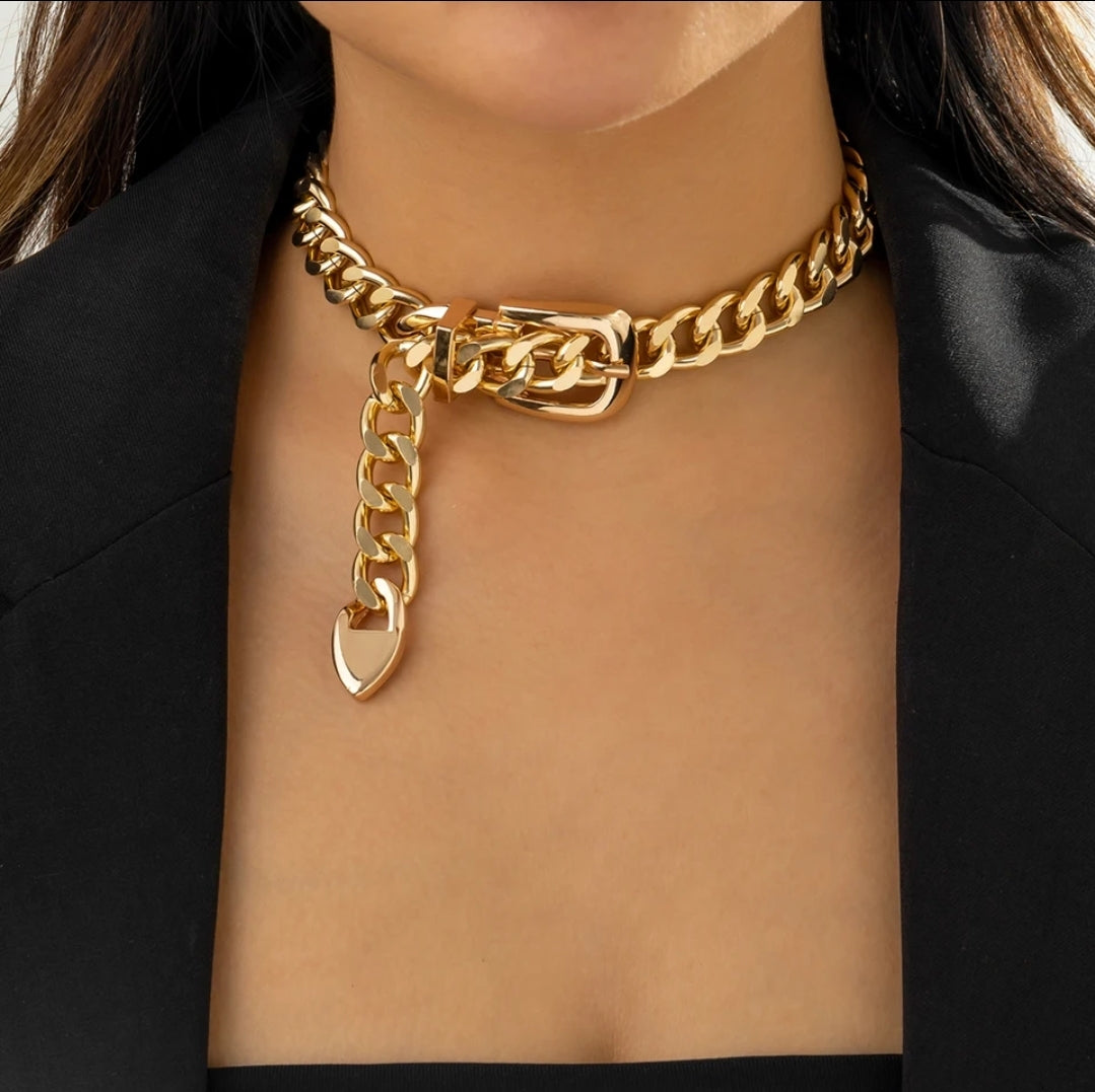 Buckle Chain Necklace - Shannon Liz